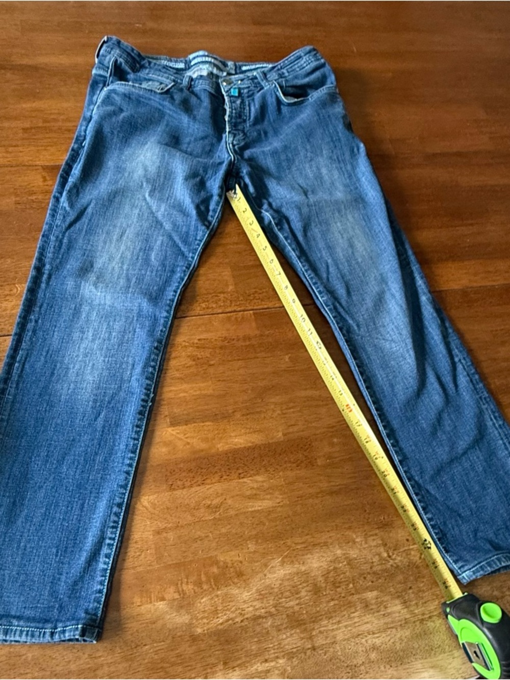 Jacob Cohen Luxury Designer Jeans Size 31 Blue Denim Straight Leg Bard Fit